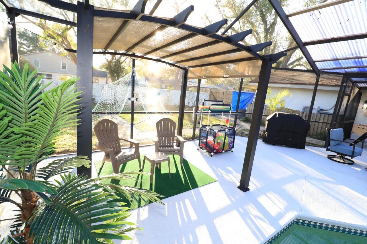Boho Oasis With Pool- Paradise For Work & Fun 坦帕 外观 照片