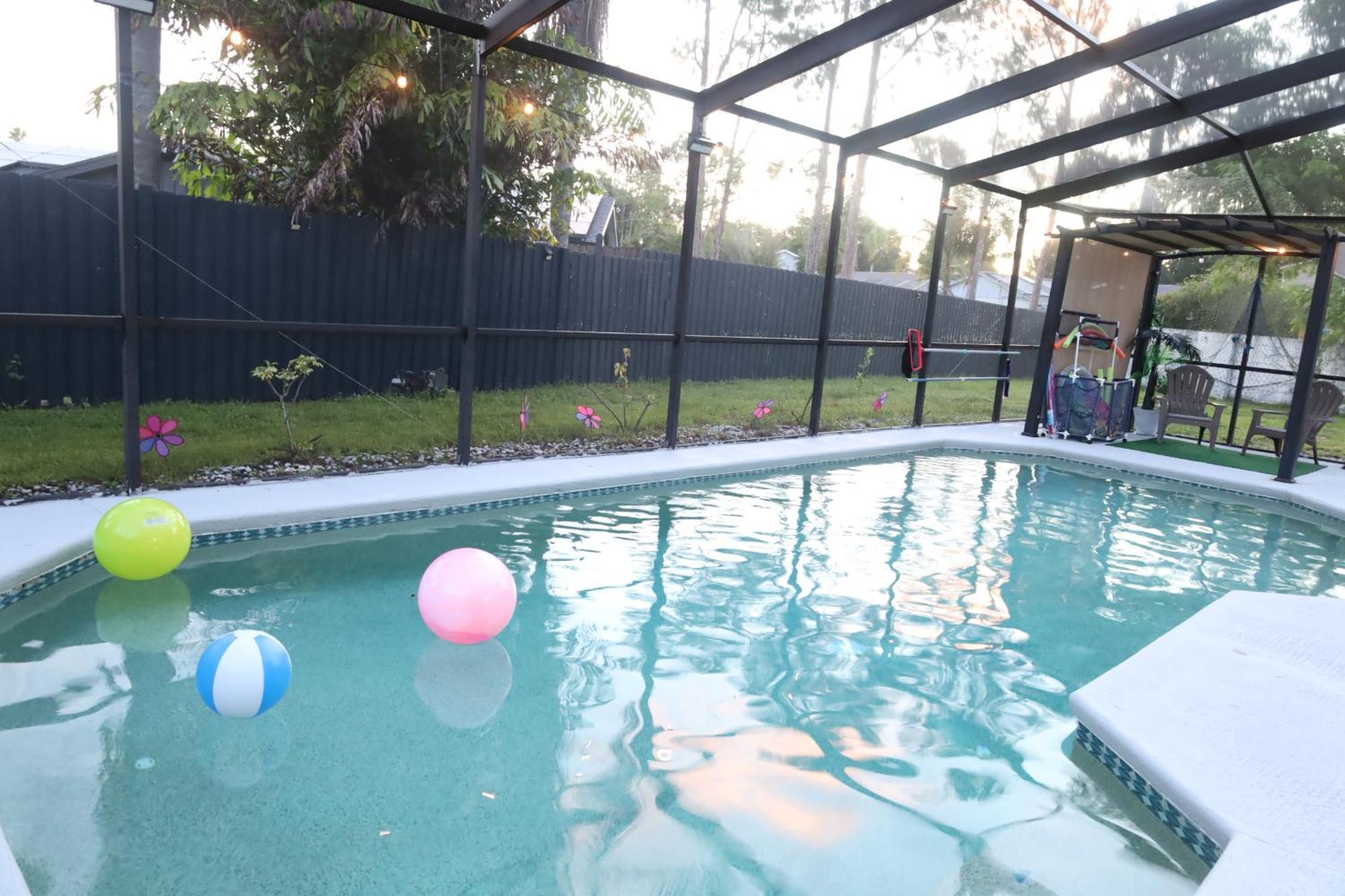 Boho Oasis With Pool- Paradise For Work & Fun 坦帕 外观 照片