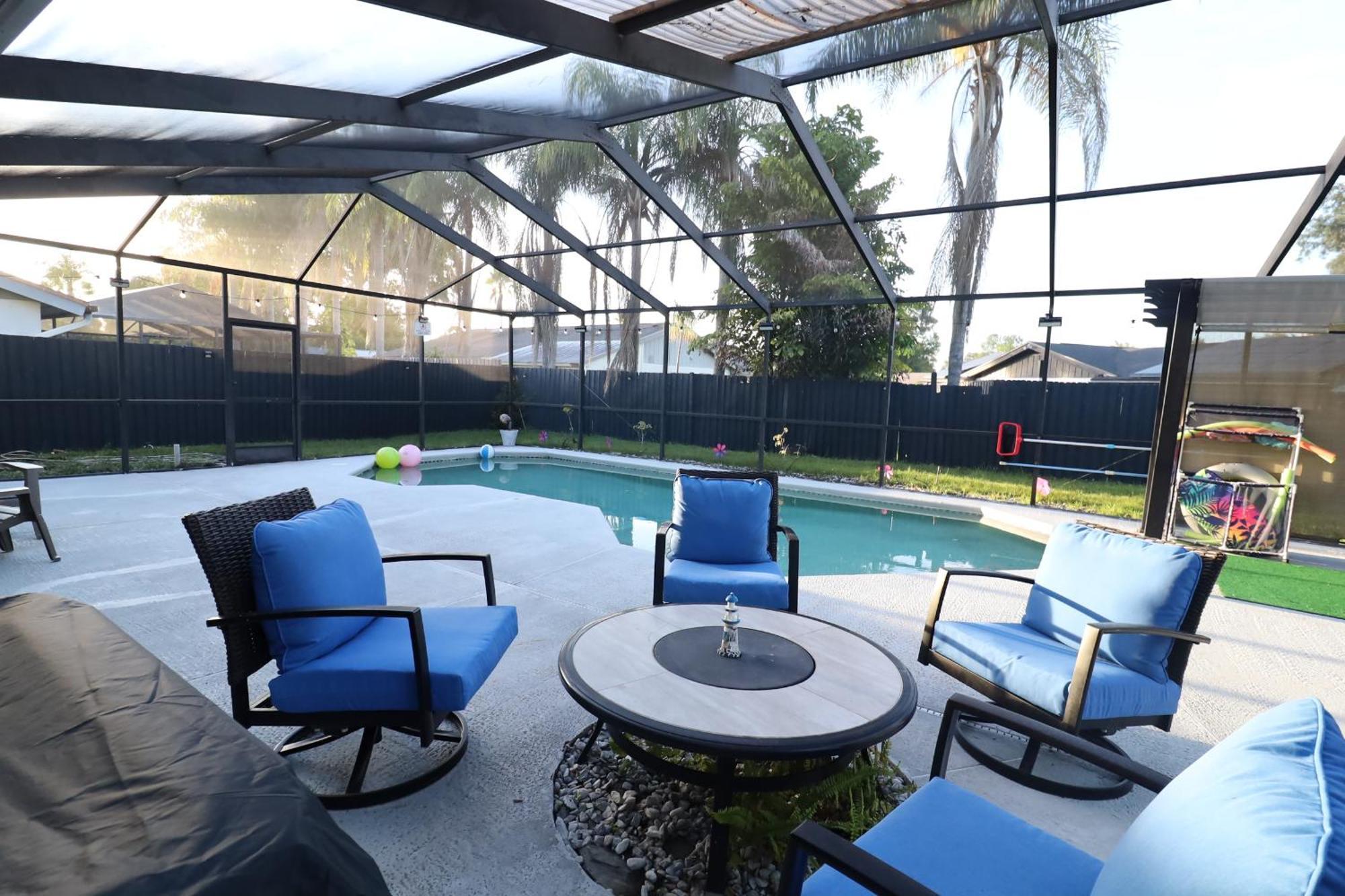 Boho Oasis With Pool- Paradise For Work & Fun 坦帕 外观 照片